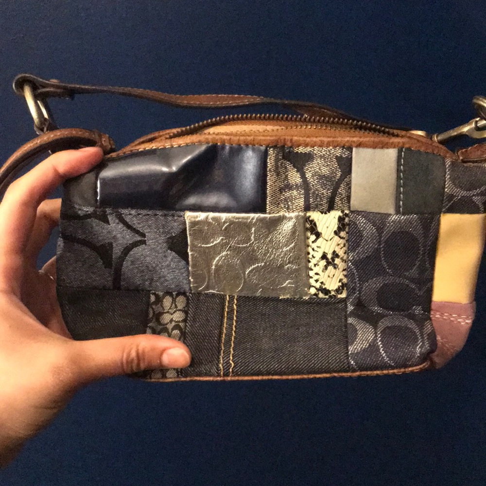 Coach patchwork handbag